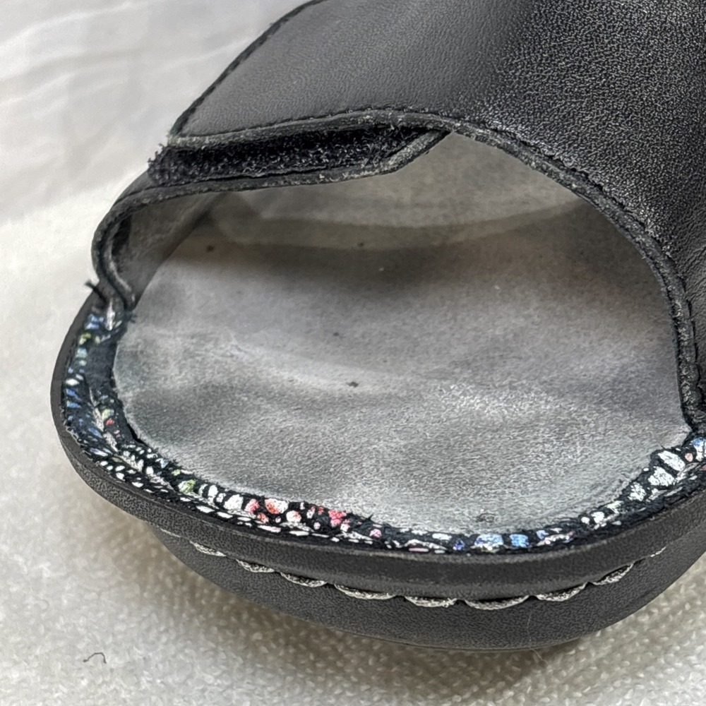Alegria Women's Verona Fiesta de Nocha Black Beaded Slingback  Sandal Sz US 8 - Picture 12 of 16